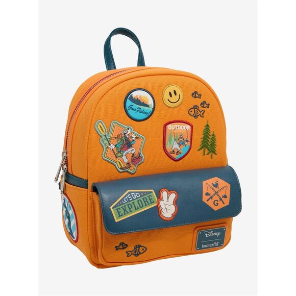 Loungefly Disney A Goofy Movie Camping Canvas Mini Backpack main image 2